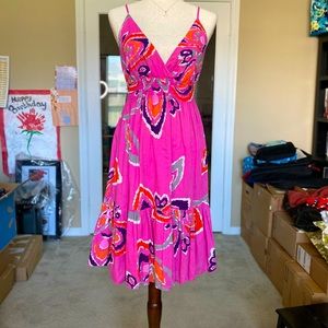 Old Navy pink floral sundress M